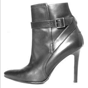Manolo Blahnik Leather Stiletto Ankle Boots